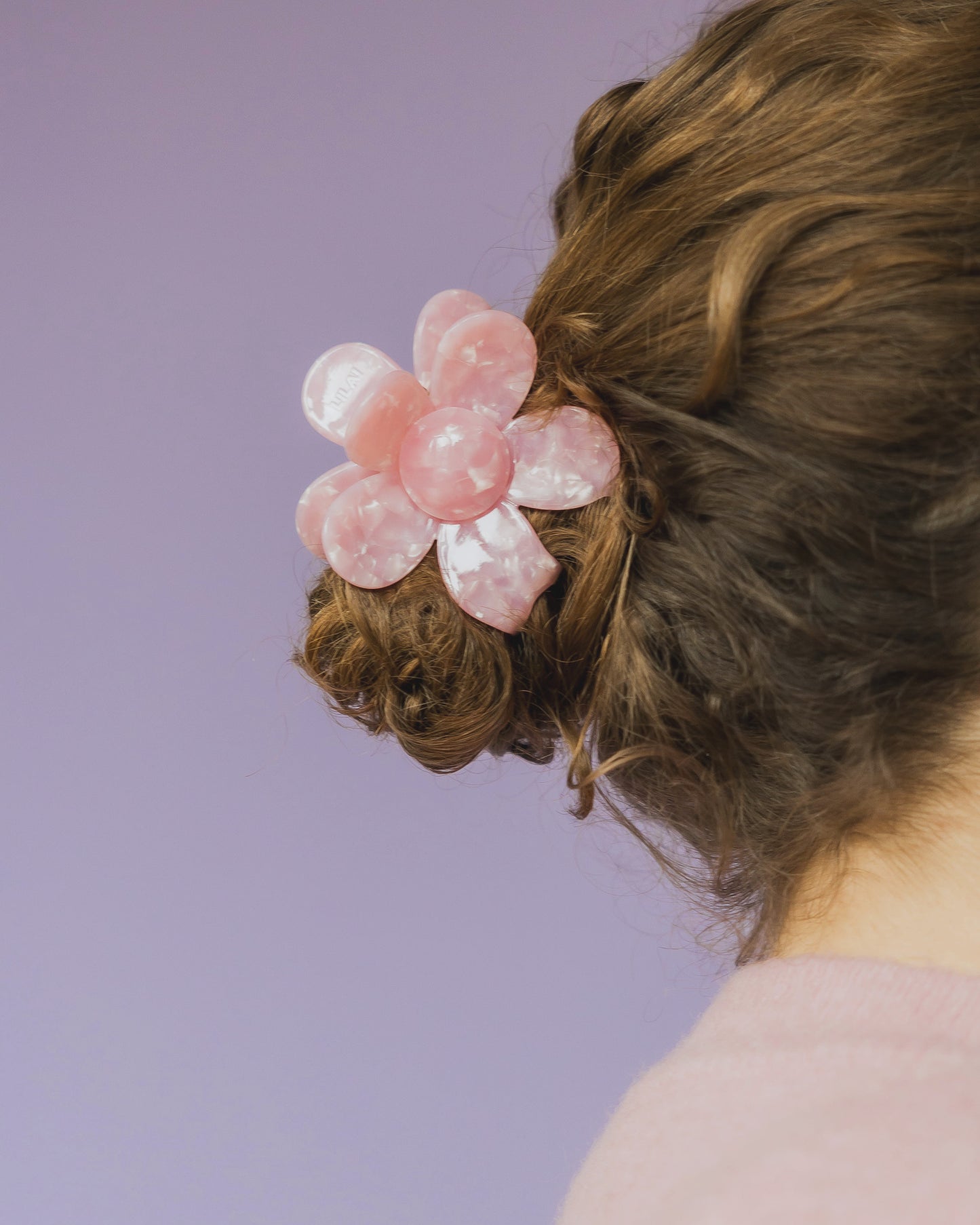Hair Clip Flower - Pink