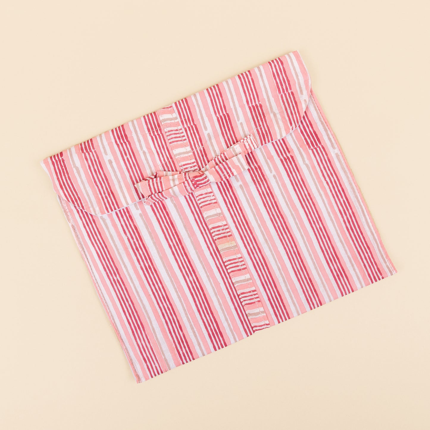 Tote bag - Streep - Roze - Groen - No.3