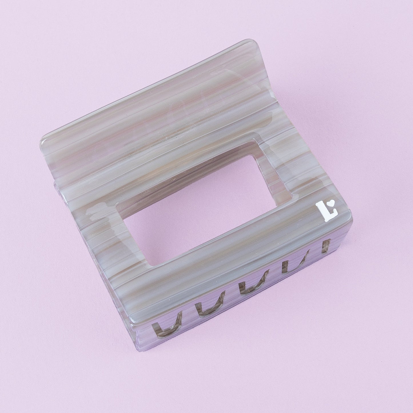 Barrette à cheveux Perfect gray - grande
