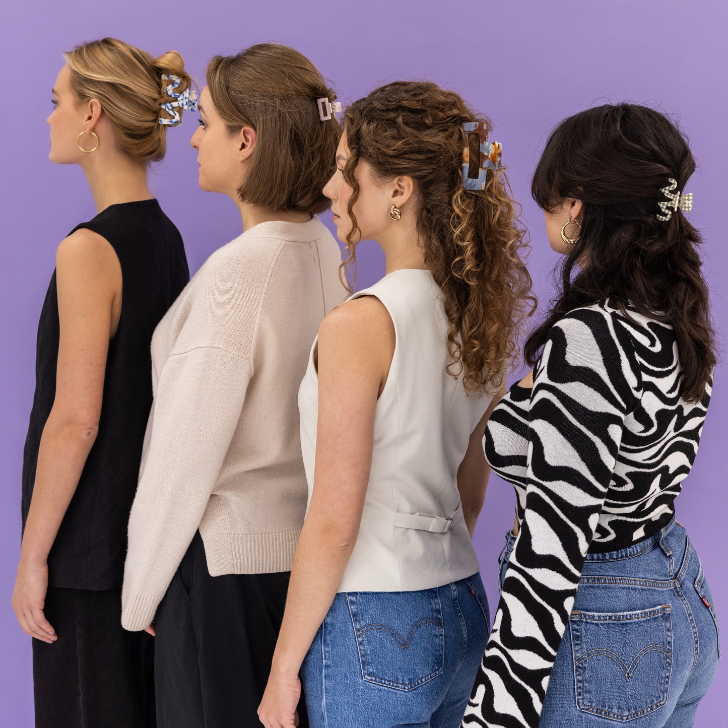 Clip à cheveux ballet rose