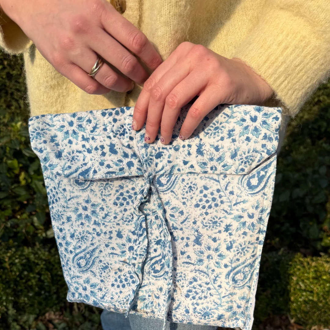 Sac fourre-tout - bleu - rose - n ° 4