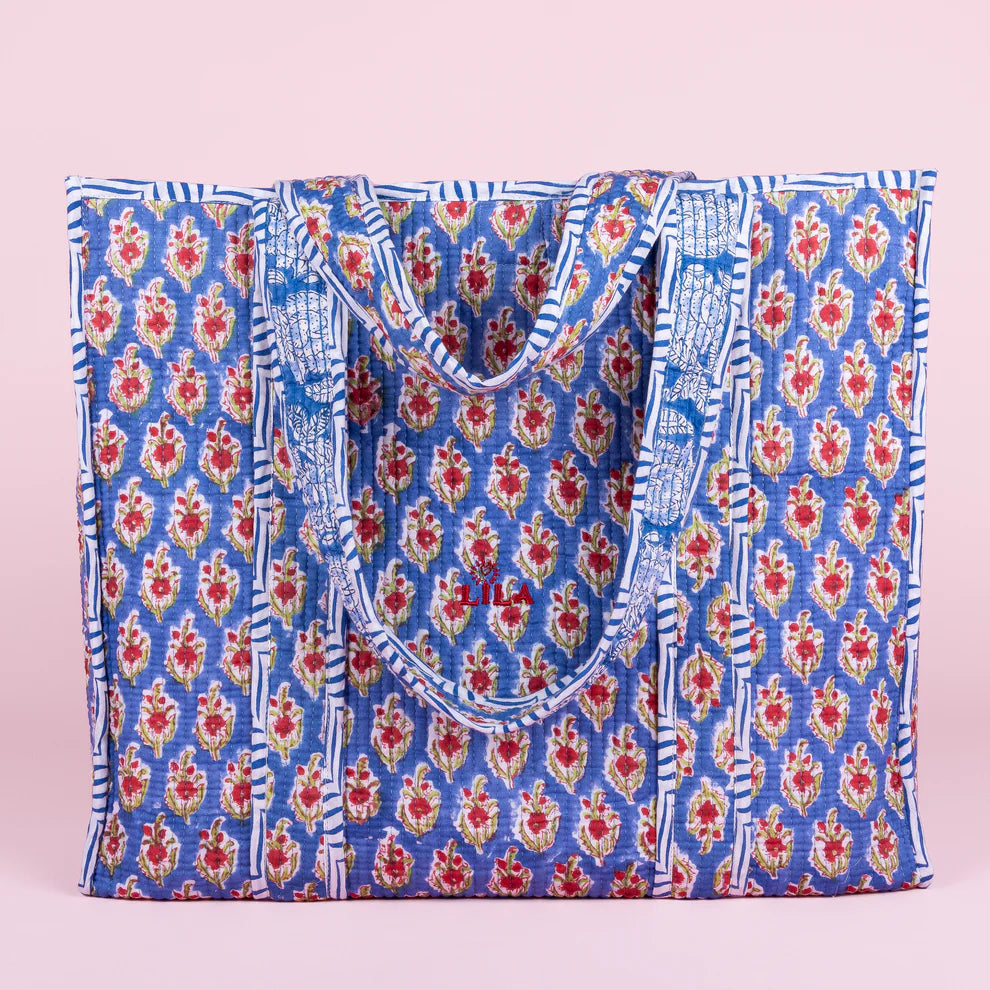 Tote Bag - Licht blauw - Grijs - No.20