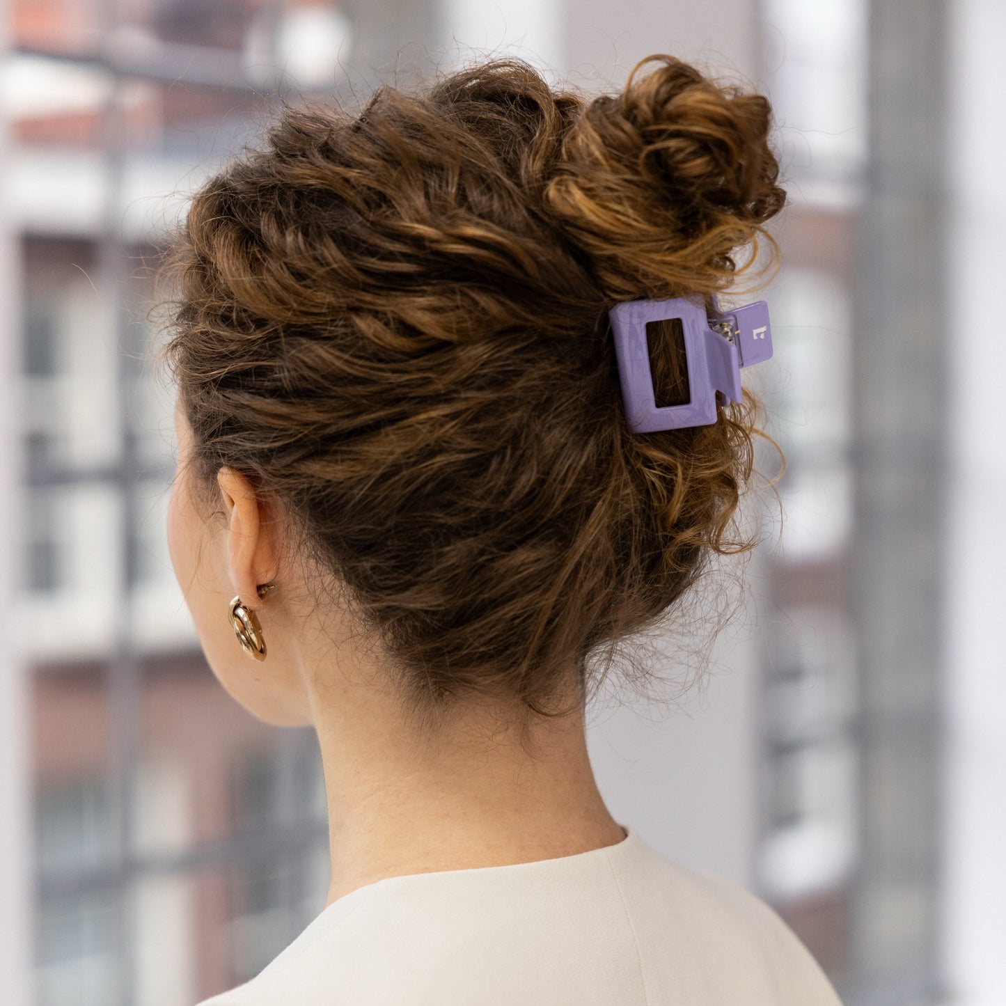 Barrette à cheveux Lilas
