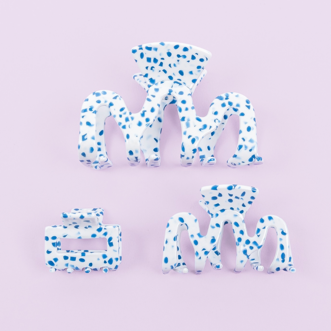 Haarclips Blueberries