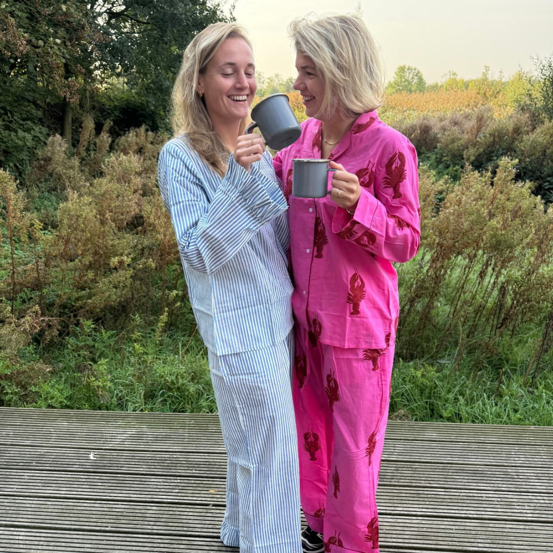Pyjama blauw- maat L