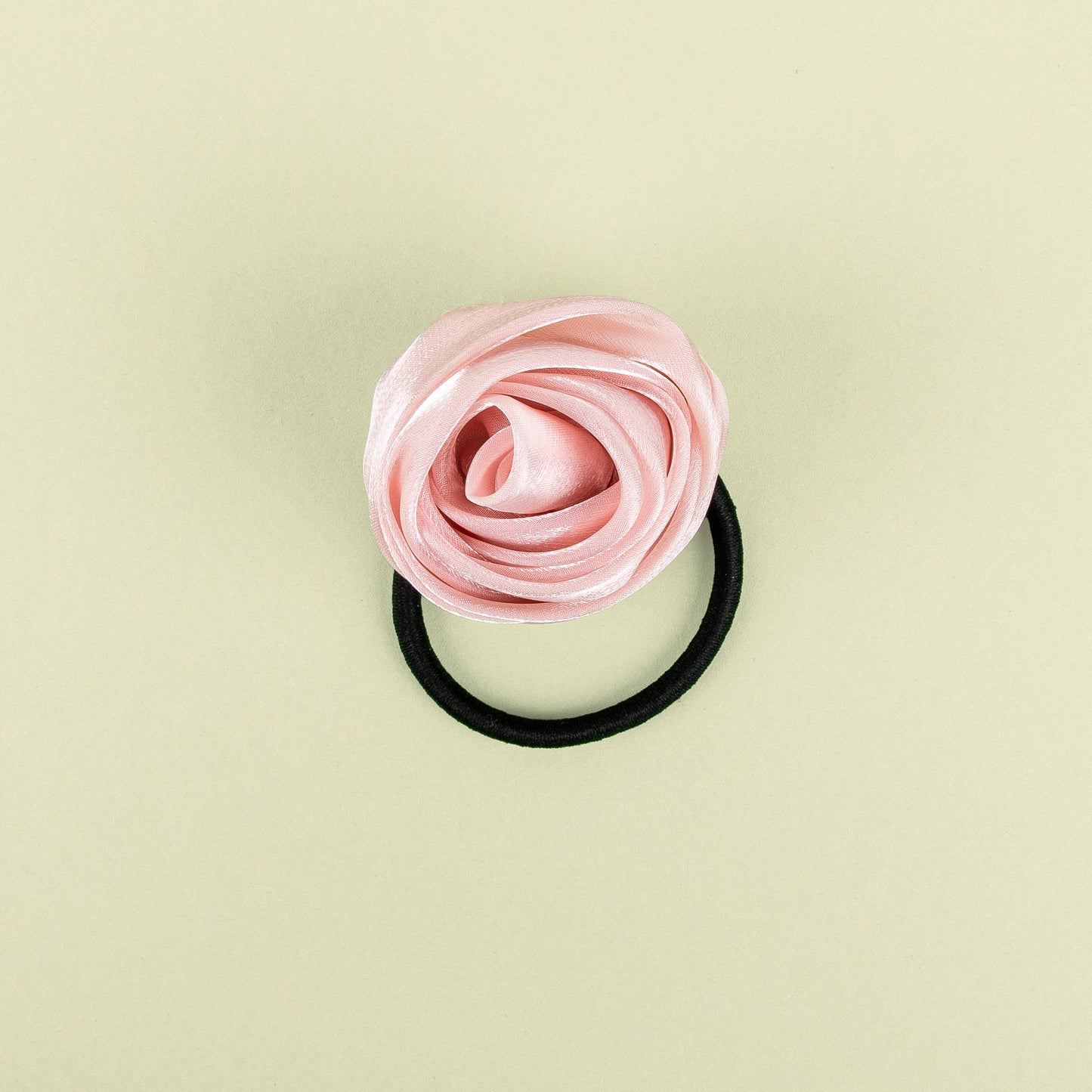 Rose rose clair élastique
