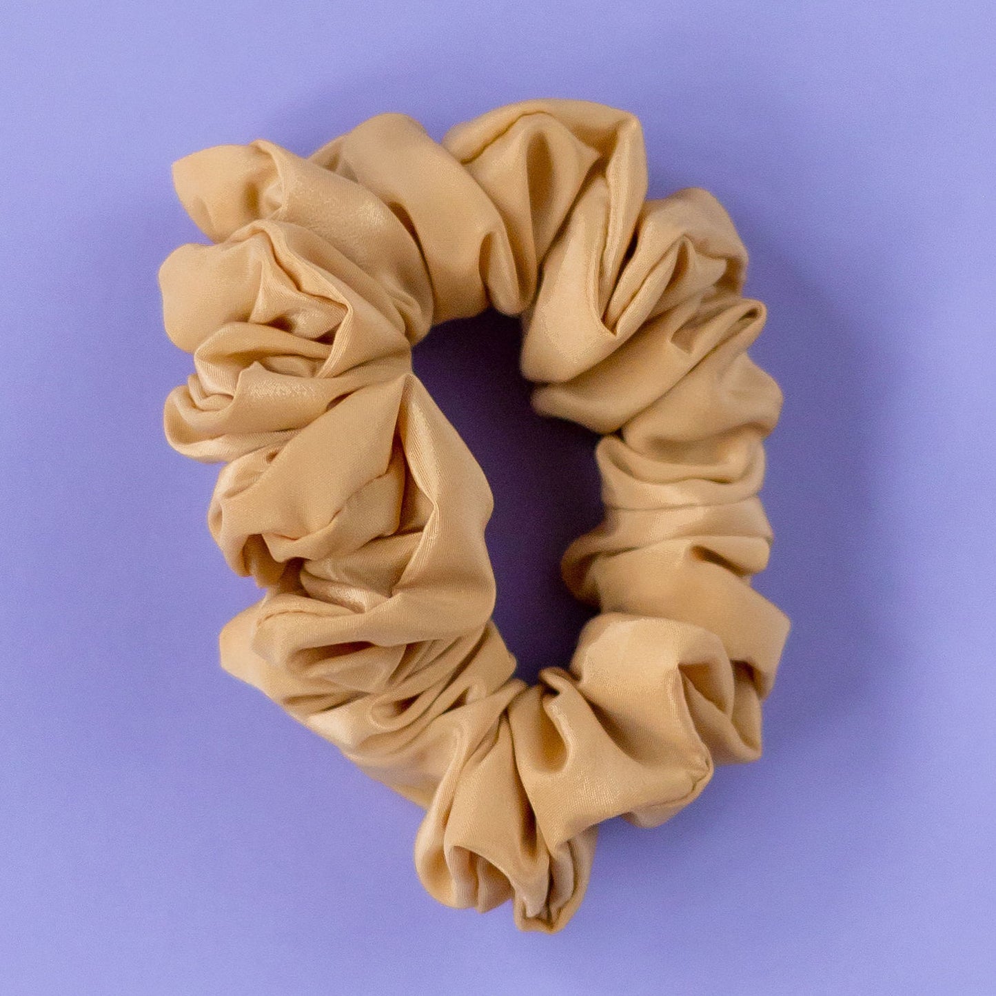 Scrunchie satin mustard