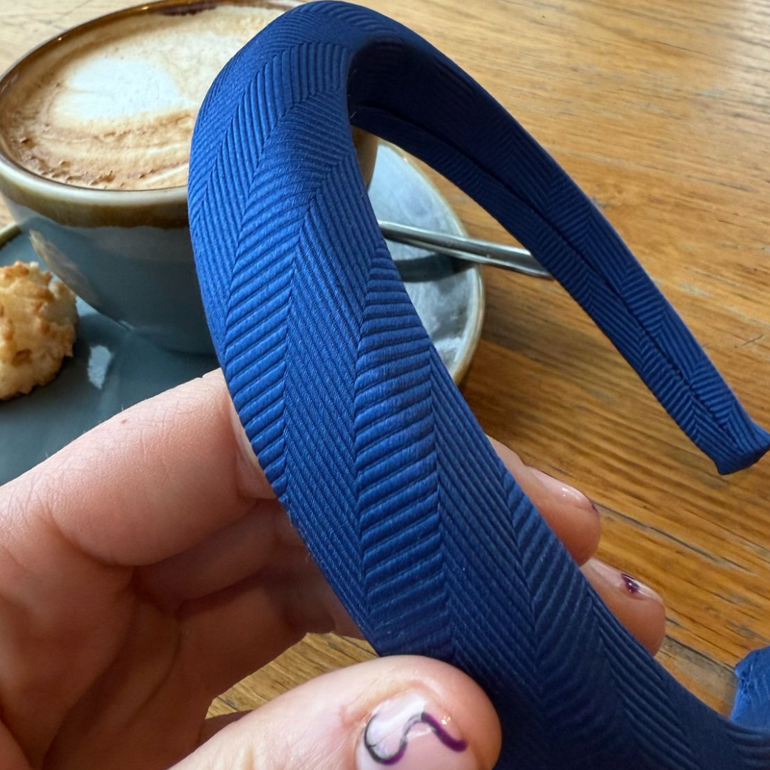 Bandeau à nouer - Cobalt