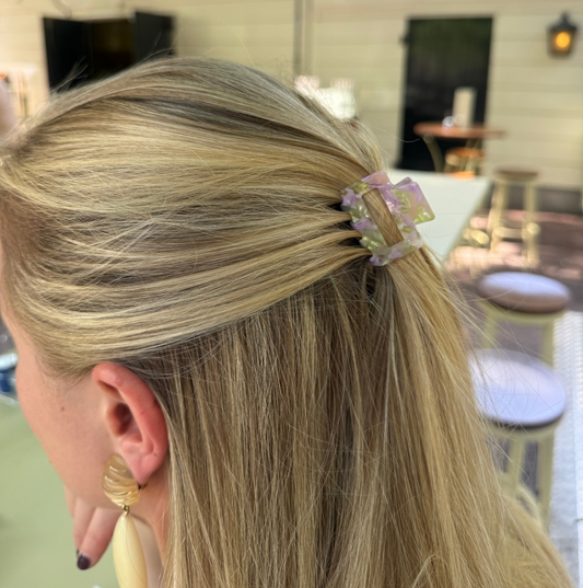 Haarclip Lavendeltuin - mini