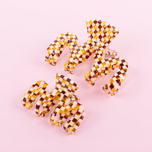 Pre-order - Haarclips Ruitjesclub