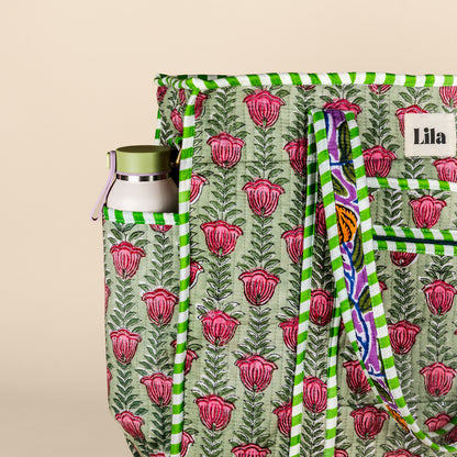 Organised Tote - Groen - Inclusief toilettas- no.3