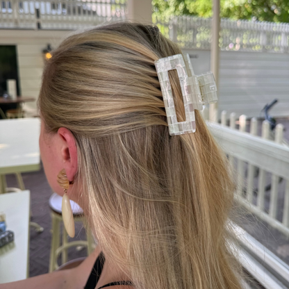Haarclip Parelmoer - medium