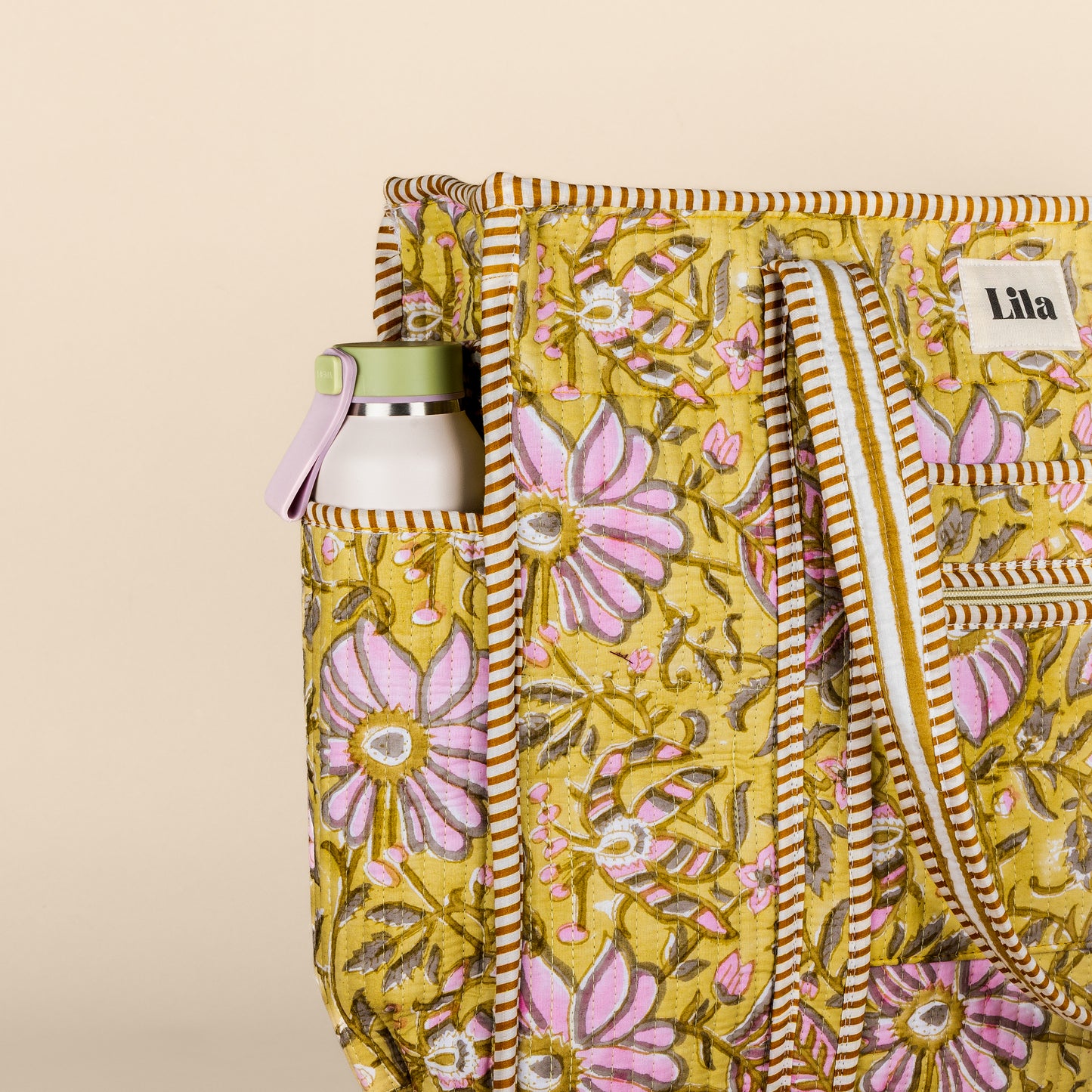 Organised Tote - Flower - Inclusief toilettas- No.5