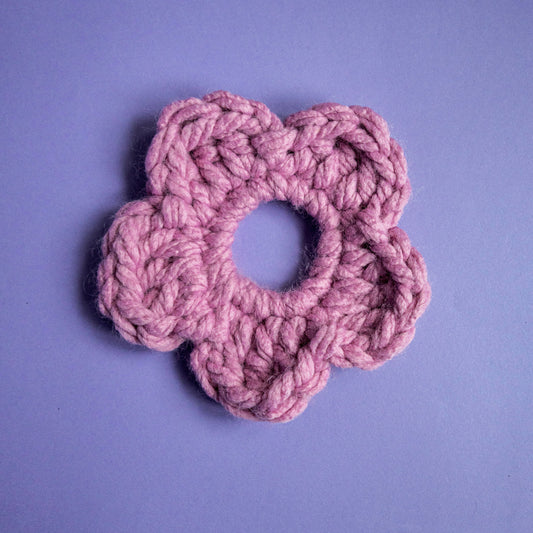 Chouchou Fleur - crochet