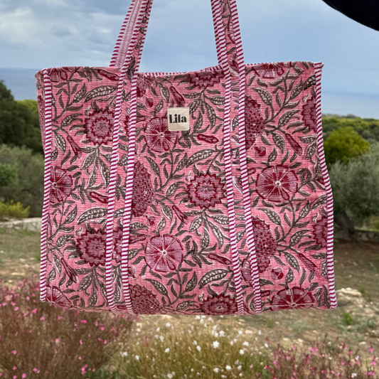Sac fourre-tout - rose - n ° 5