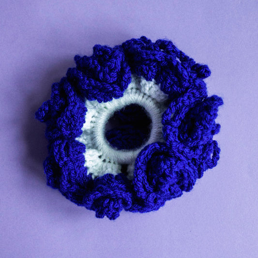 Chouchou Bleu - crochet
