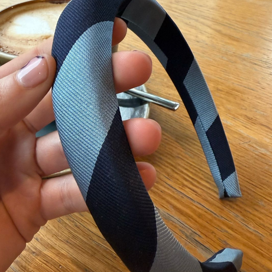 Tie Haarband-Navy and Blue