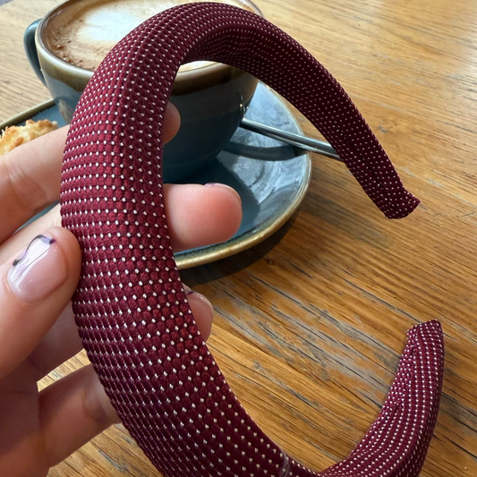 Tie Haarband-Dark Red